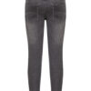 Girls Denim Skinny Jeans - Charcoal