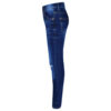 Girls Denim Ripped Skinny Jeans - Dark Blue