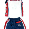 Kids England Basketball Summer Shorts Set