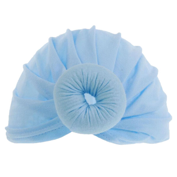 Baby Soft Cotton Hats - Blue Donut