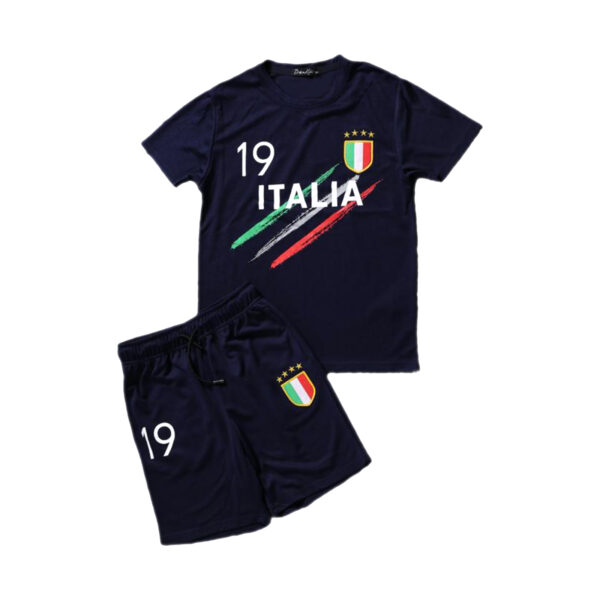 Kids Football T-Shirt And Shorts Set - Italy