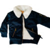 Boys Fleece Lined Borg Collar Jacket