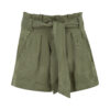 Girls Paperbag Denim Sand Shorts - Image 2