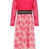 Girls Asymmetrical Floral Maxi Dresses - Image 8