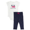 Baby Girls Bodysuits, Bib & Leggings Sets - Image 3