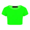 Girls Neon Crop Top T-Shirt. - Image 10