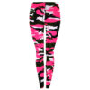 Girls Neon Camouflage Leggings- Neon Pink