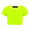 Girls Neon Crop Top T-Shirt. - Image 7