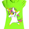 Girls Neon Dab Unicorn Swing Dress Outfits - Image 2