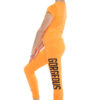 Girls Gorgeous Print Neon Crop Top & Leggings Set - Orange
