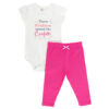 Baby Girls Bodysuits, Bib & Leggings Sets - Image 2
