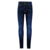 Girls Denim Ripped Skinny Jeans - Plain Dark Blue