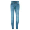 Girls Denim Ripped Skinny Jeans - Plain Stone Wash