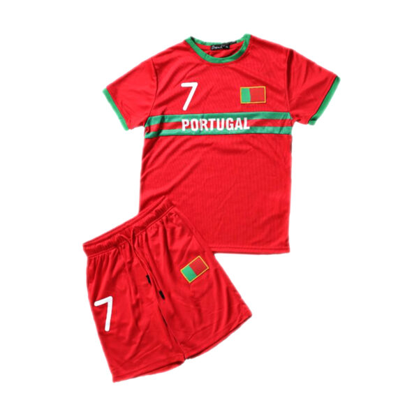 Kids Football T-Shirt And Shorts Set - Portugal