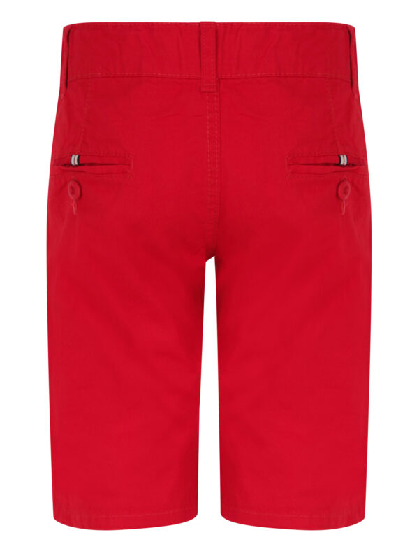 Boys Chino Shorts - Red