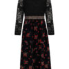 Girls Asymmetrical Floral Maxi Dresses - Image 2