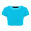 Girls Neon Crop Top T-Shirt. - Image 3