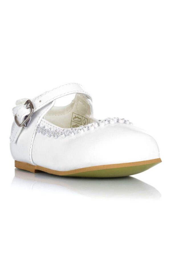 Girls Party Wedding Shoes - White