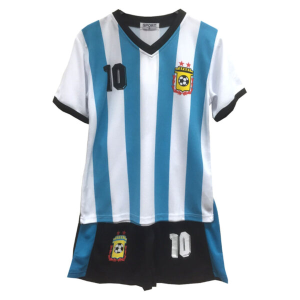 Kids Football T-Shirt And Shorts Set - Argentina