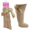 Girls Bow Ribbon Knee Socks - Image 6