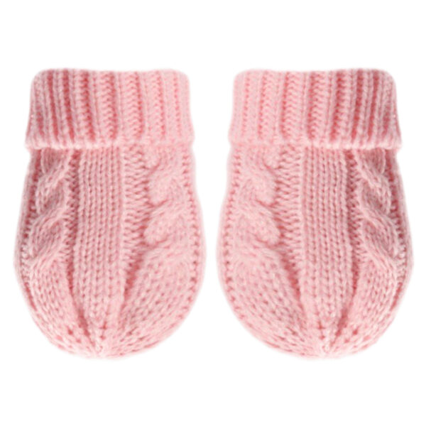 Knitted Gloves - Pink