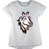 Girls Shiny Sequin Face T-Shirt - Image 26