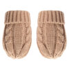 Knitted Gloves - Beige