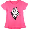 Girls Shiny Sequin Face T-Shirt - Image 16