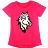 Girls Shiny Sequin Face T-Shirt - Image 25