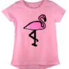 Girls Shiny Sequin Face T-Shirt - Image 8