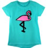 Girls Shiny Sequin Face T-Shirt - Image 9