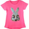 Girls Shiny Sequin Face T-Shirt - Image 22