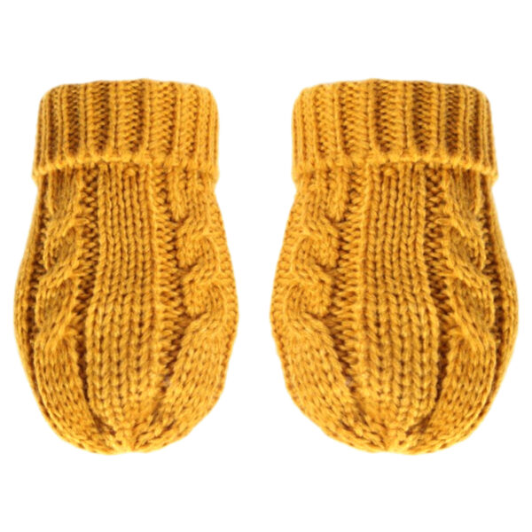 Knitted Gloves - Mustard