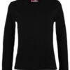 Girls Basic Long Sleeve Tops - Black