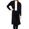 Girls Long Boyfriend Cardigan - Black