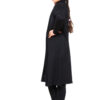Girls Long Boyfriend Cardigan - Black
