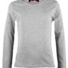 Girls Basic Long Sleeve Tops - Grey