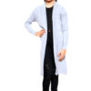 Girls Long Boyfriend Cardigan - Grey