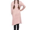 Girls Long Boyfriend Cardigan - Mocha