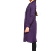 Girls Long Boyfriend Cardigan - Purple