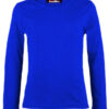 Girls Basic Long Sleeve Tops - Royal Blue