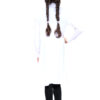 Girls Long Boyfriend Cardigan - White