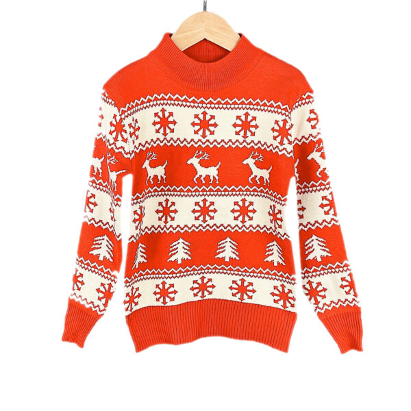 Kids Christmas Jumper - Red and White