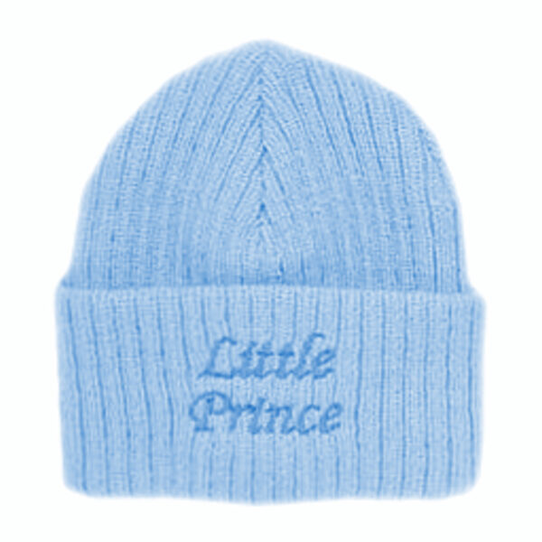 Baby Ribbed Winter Beanie Hats - Blue