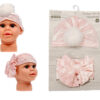Baby Girls Velvet Headband & Hat