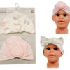 Baby Girls Velvet Headband & Hat - Image 4