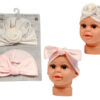 Baby Girls Velvet Headband & Hat - Image 2