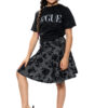 Girls Floral Skater Skirt