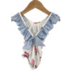 Girls Swimming Costume Swimsuit Frilled Swimwear - Image 3
