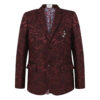 Boys Blazer Kid Suit Jacket Lightning Print Smart Casual Formal Coat